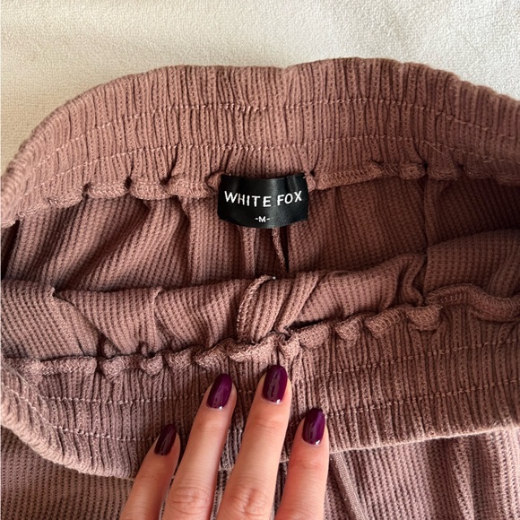 White Fox Boutique Brown Lounge Set - Picture 4 of 4